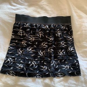 Free People ruffle mini skirt - medium